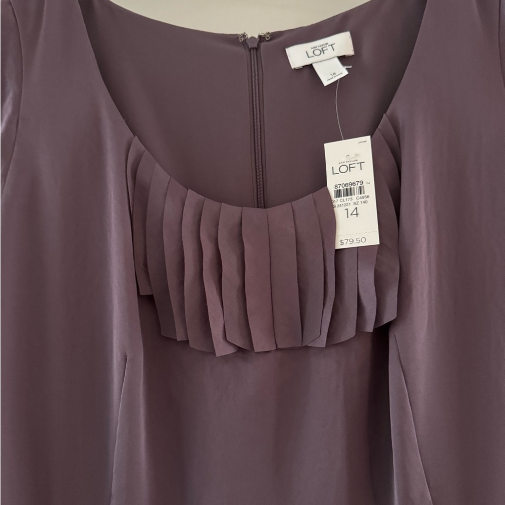 LOFT Women's Mini Dress in Purple